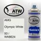 Preview: AMG, Olympic White, 50 / WA8624: 400ml Sprühdose, von ATW Autoteile West.